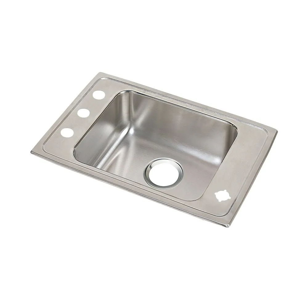 ELKAY DRKAD311950FR4 19-1/2 Inch W x 31 Inch L x 5 Inch H, Drop-In, 18 ga. 304 Stainless Steel, Sink | CY7YCE