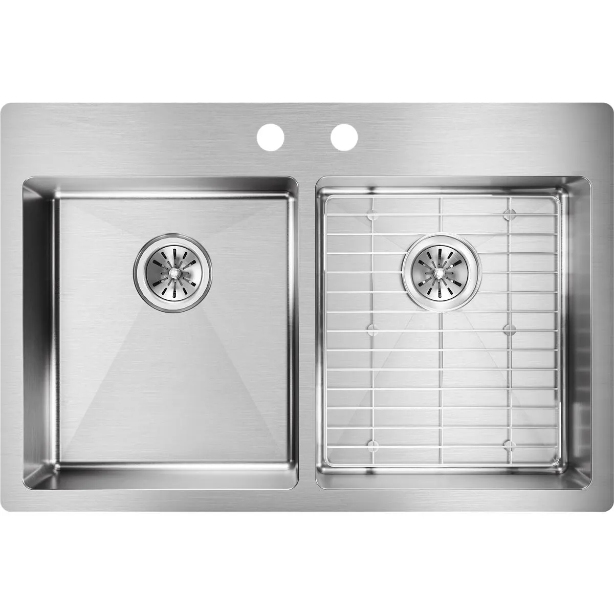 ELKAY ECTSRAD33226TBG2 22 Inch W x 33 Inch L x 6 Inch H, Stainless Steel | CY8FMM