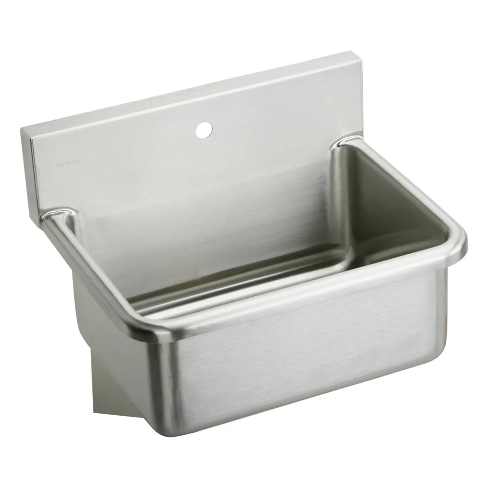 ELKAY EWS31201 19-1/2 Inch W x 31 Inch L x 24-3/8 Inch H, Wall Hung, 14 ga. 304 Stainless Steel | CY8BGA