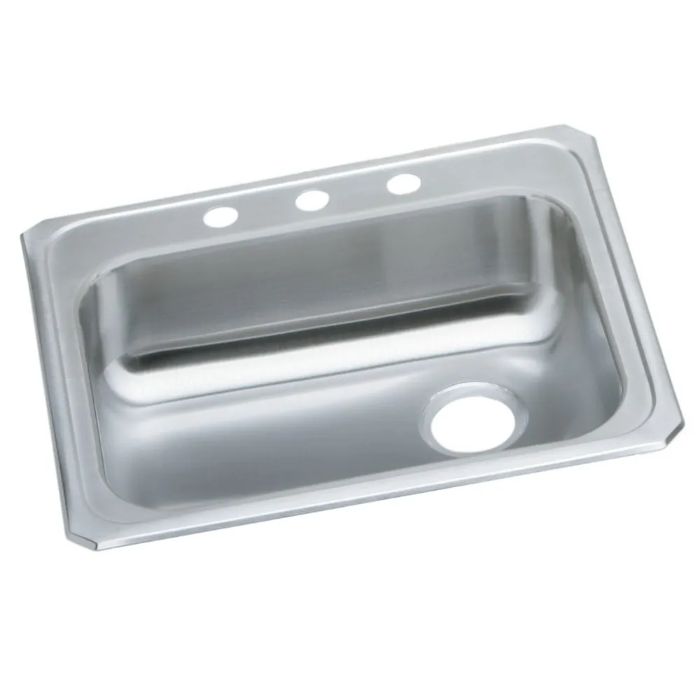 ELKAY GECR2521R3 21-1/4 Inch W x 25 Inch L x 5-3/8 Inch H, Top Mount, Bathroom Sink | CY7YQV