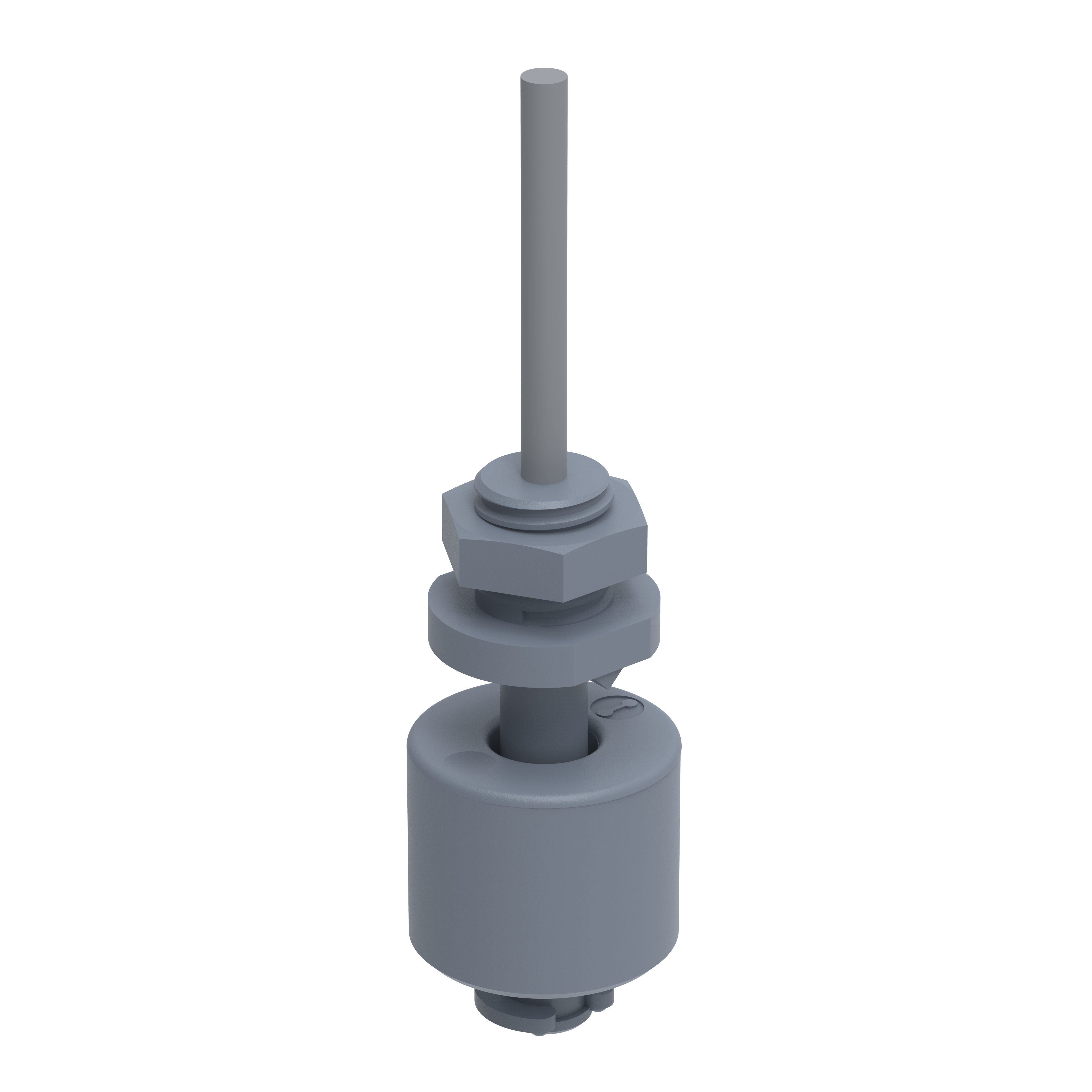 ELOBAU 200010-3 Miniature Float Switch, 48V, Pvc, Thread, 3m Cable | CL7MUQ