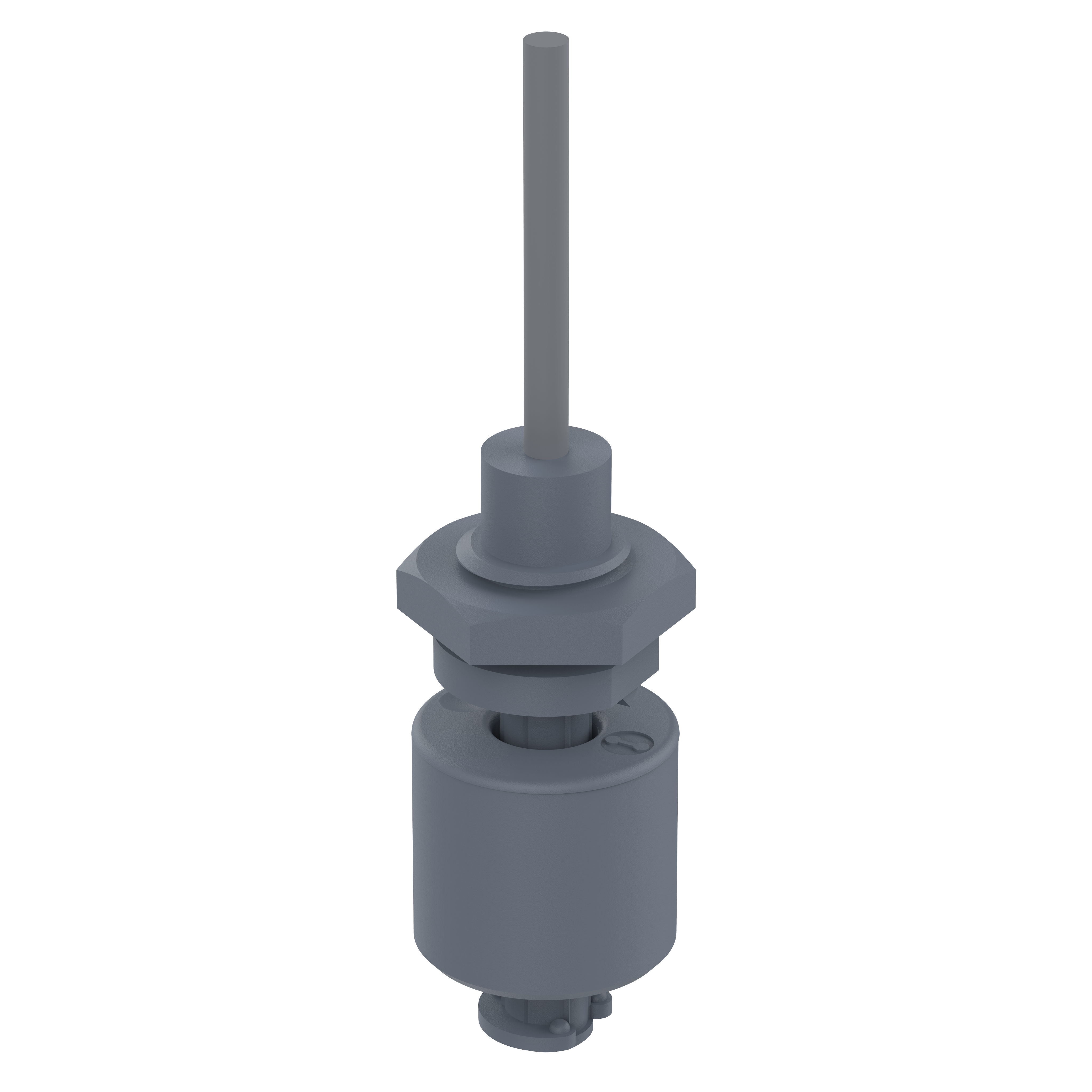 ELOBAU 201010-5 Miniature Float Switch, 48V, Pvc, Thread G3/8, 5m Cable | CL7MPT