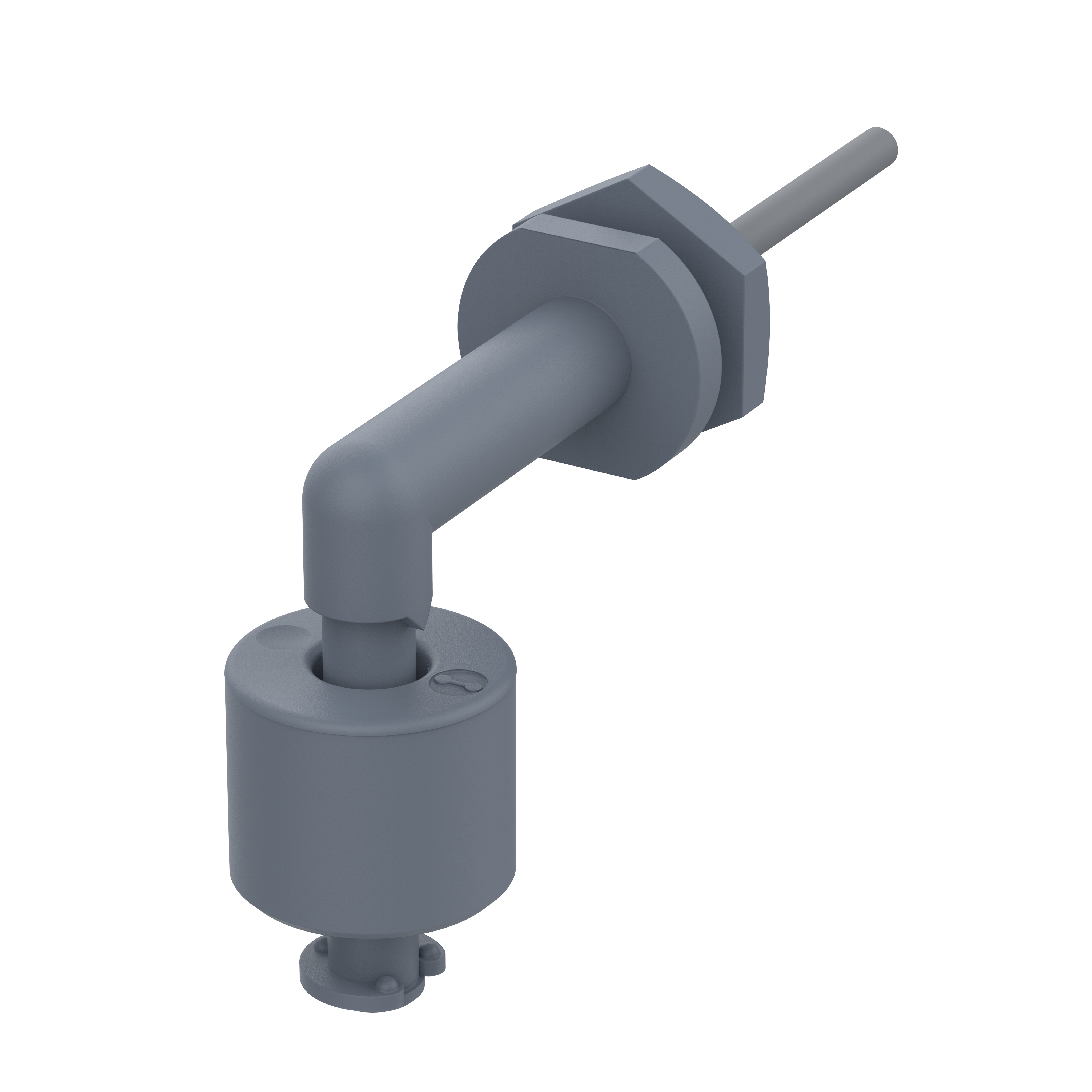 ELOBAU 201820 Miniature Float Switch, 48V, Pvc, Thread G3/8, 1m Cable | CL7MTT