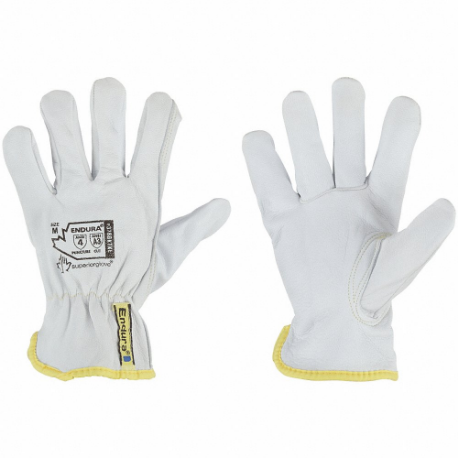 ENDURA 378GKTKLXL Leather Gloves, Size XL, Drivers Glove, Goatskin, Premium, ANSI Cut Level A3, Full, 1 Pair | CP4GXY 32HT68