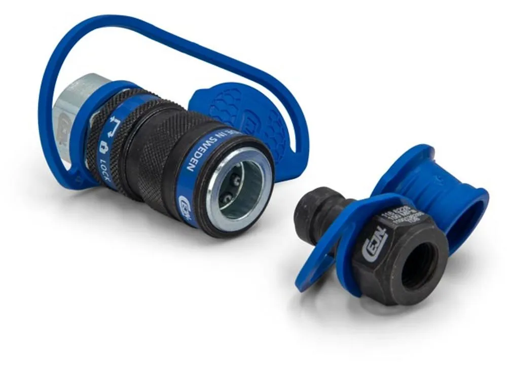 ENERPAC B150 Quick Disconnect Coupler Set, With Dust Caps, 1500 Bar | CM9HEH