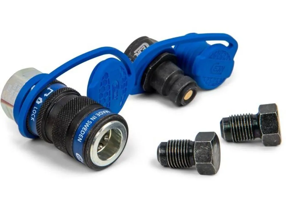 ENERPAC B150B Quick Disconnect Blanking Coupler Set, With Dust Caps, 1500 Bar | CM9HEJ