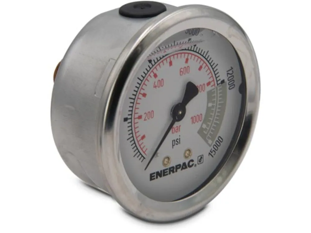 ENERPAC G2538R Gauge, 2-1/2 Inch Face, 0-15000 PSI | CM9JFJ
