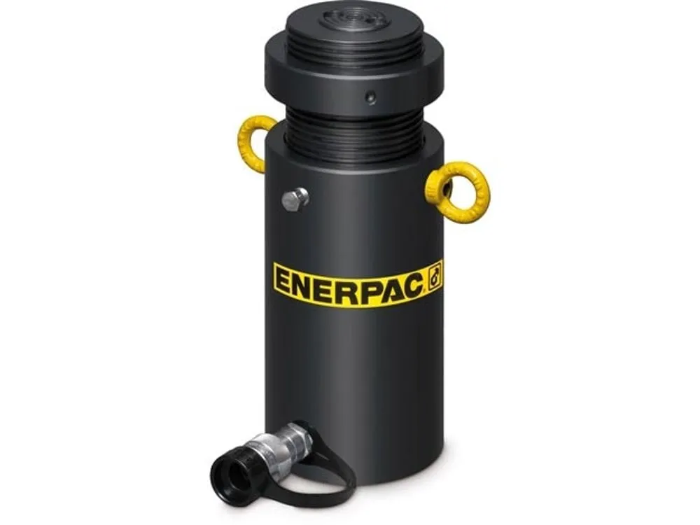 ENERPAC HCL-506 50 tons Single Acting Lock Nut Steel Hydraulic Cylinder, 6 Inch Stroke Length | CD2NFY 444N43