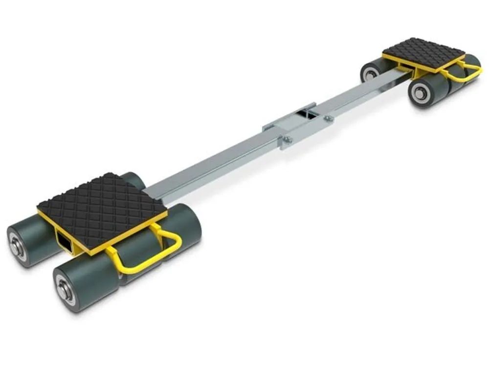 ENERPAC MLSD10 Dual Connected Load Skate, 10 Ton, Polyurethane Wheel | CM9KJU