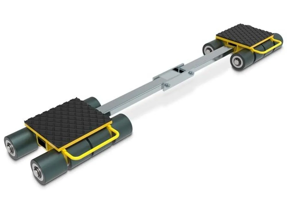 ENERPAC MLSD13 Dual Connected Load Skate, 13 Ton, Polyurethane Wheel | CM9KJV