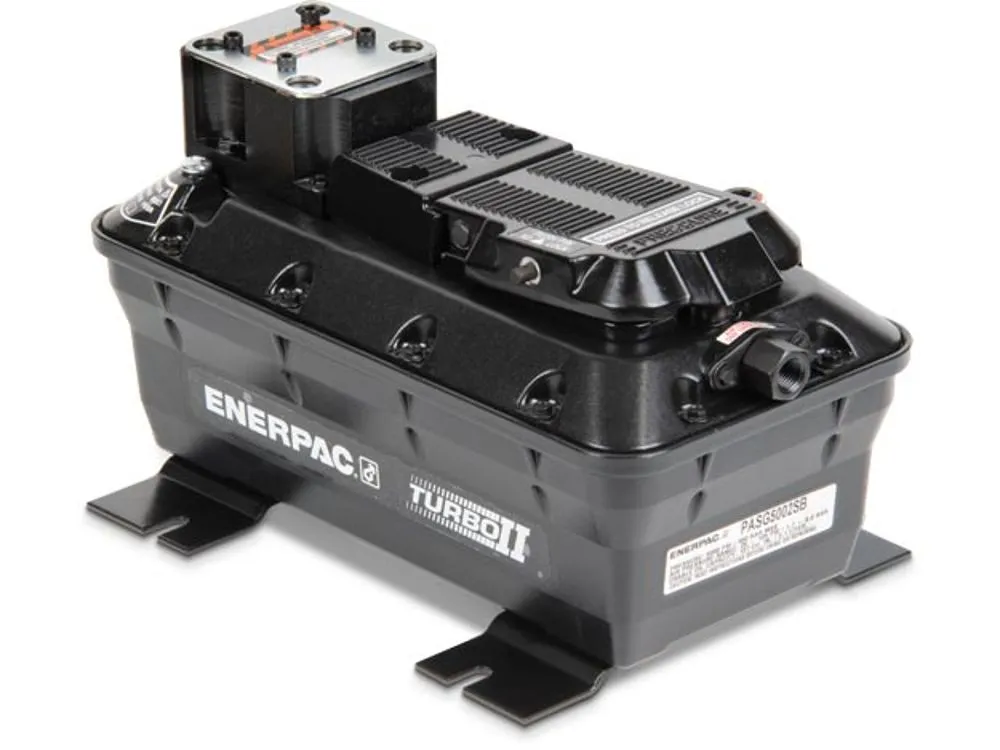ENERPAC PASG5002SB Air Hydraulic Pump, Mount for Single DO3 Valve, 120 Inch Cu./min Oil Flow, 100 PSI | AE6TGD 5UXC3
