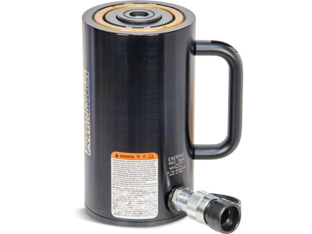 ENERPAC RAC504 Hydraulic Cylinder, 50 Ton, 3-15/16 Inch Stroke Length | AD9DUA 4PU61
