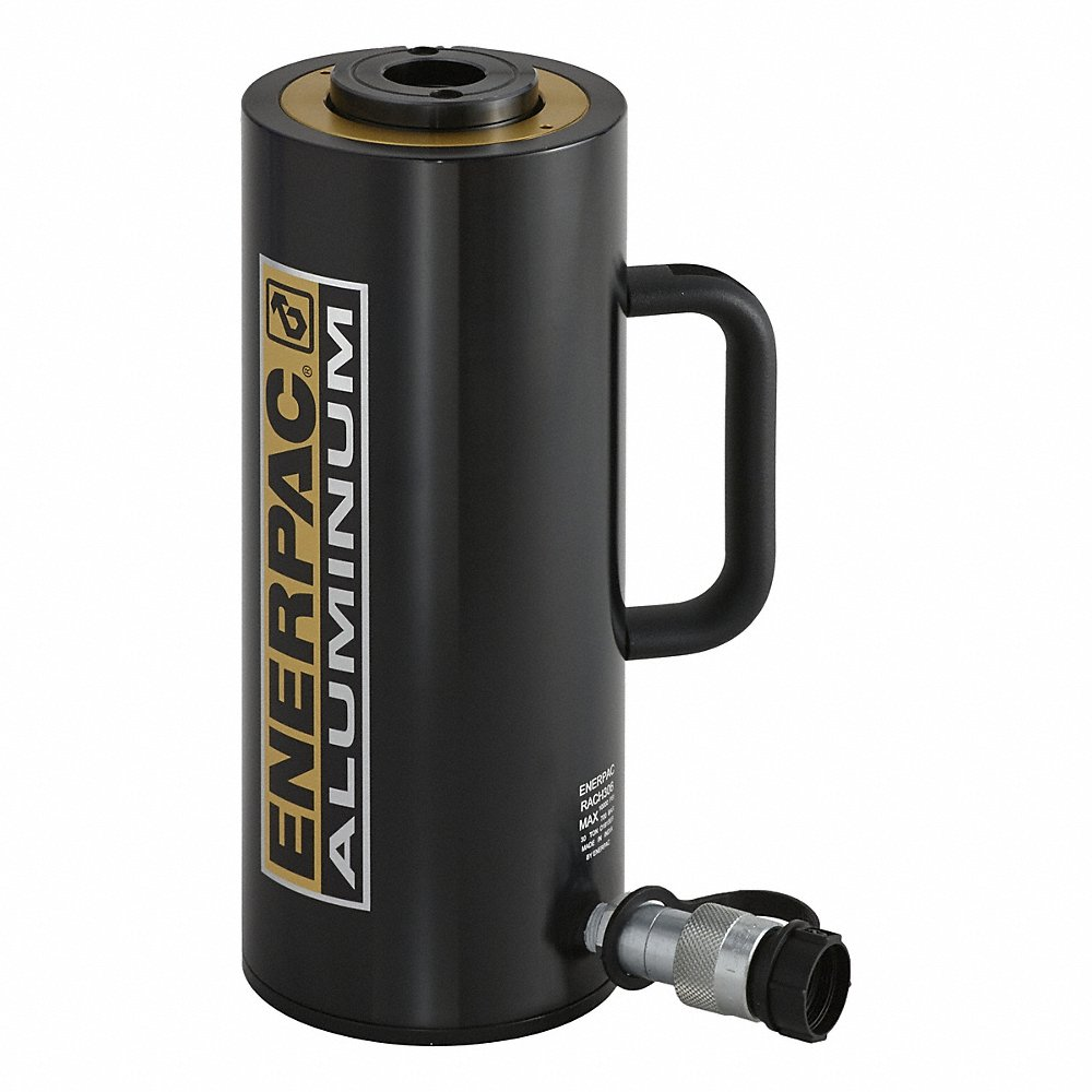 ENERPAC RACH308 Cylinder, 30 Ton, 8 Inch, Hollow, Aluminum | CM9KYX