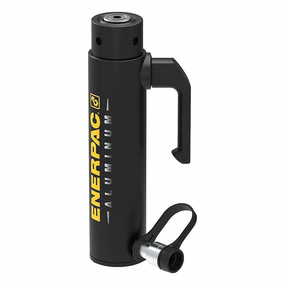 ENERPAC RACL208 Cylinder, Aluminum, 20 Ton, 8 Inch, Lock-nut | CM9KZK