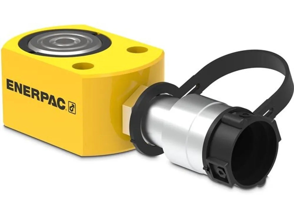 ENERPAC RSM-100 Low Height Flat Jack Cylinder, .44 Inch Stroke, Steel Body Material | AC9UKG 3KD55