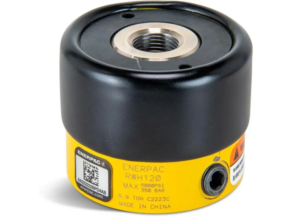 Hollow Hydraulic Cylinder, Steel Body, 6 Ton, Capacity, 5000 psi