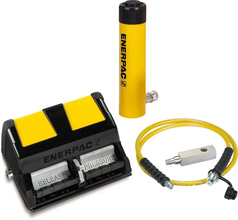 ENERPAC SCH202XA Cylinder With Air Pump | CM9LPA
