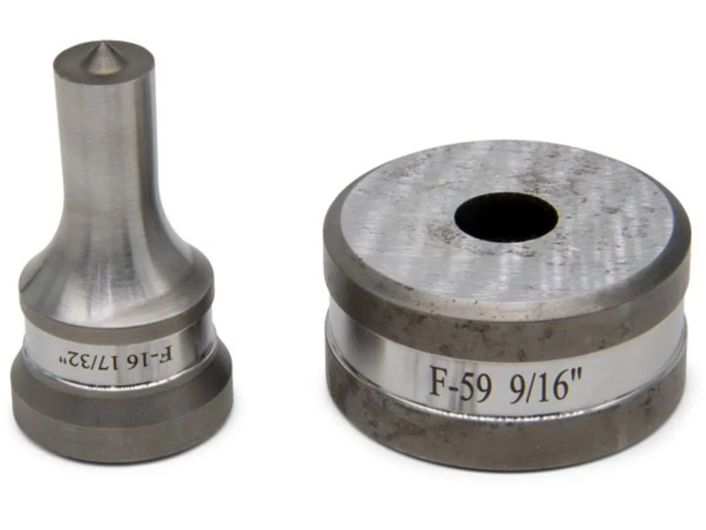 ENERPAC SP150 Punch Die Set, 50 Ton, 1/2 Inch Bolt Size, Circle Hole Shape | AH2DVE 25TV48