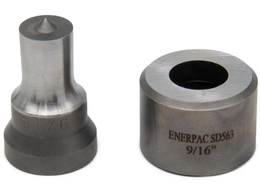 ENERPAC SPD-563 Oblong Punch And Die Set, 1/2 Inch Bolt Size | AC9ULF 3KD89