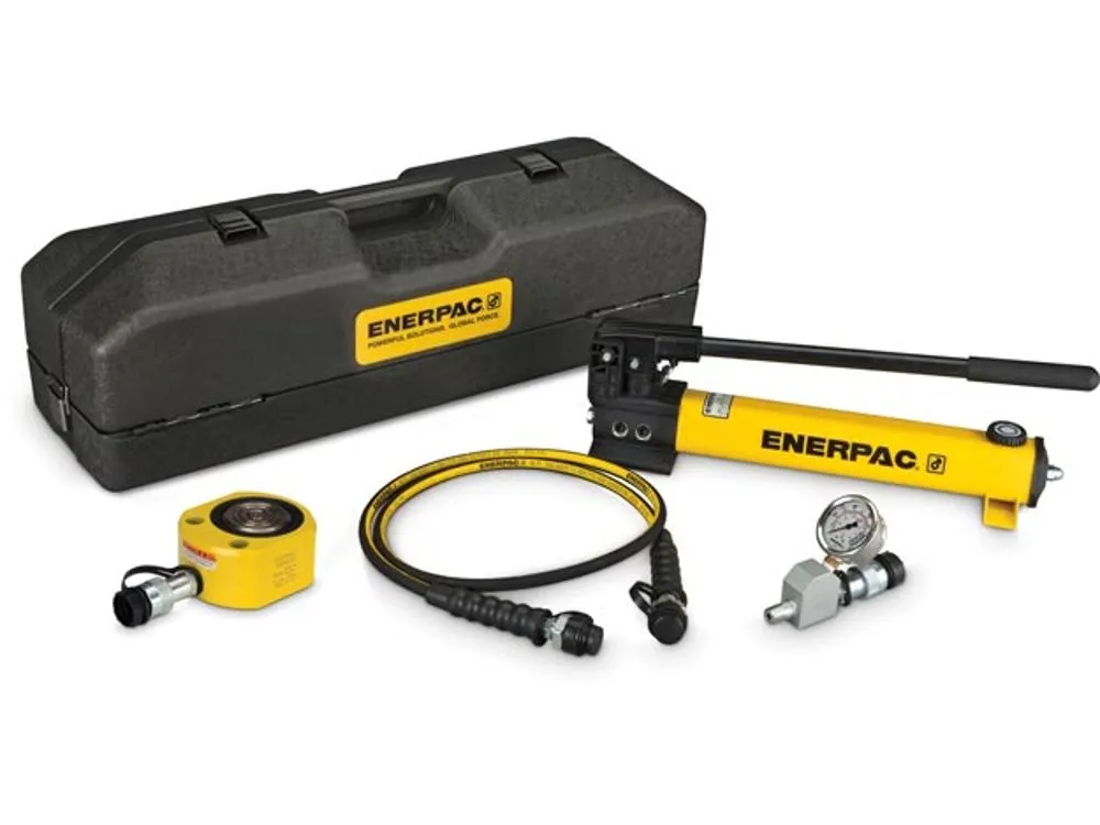 ENERPAC SRS500TB Cylinder, With Hand Pump and case | CM9LWY