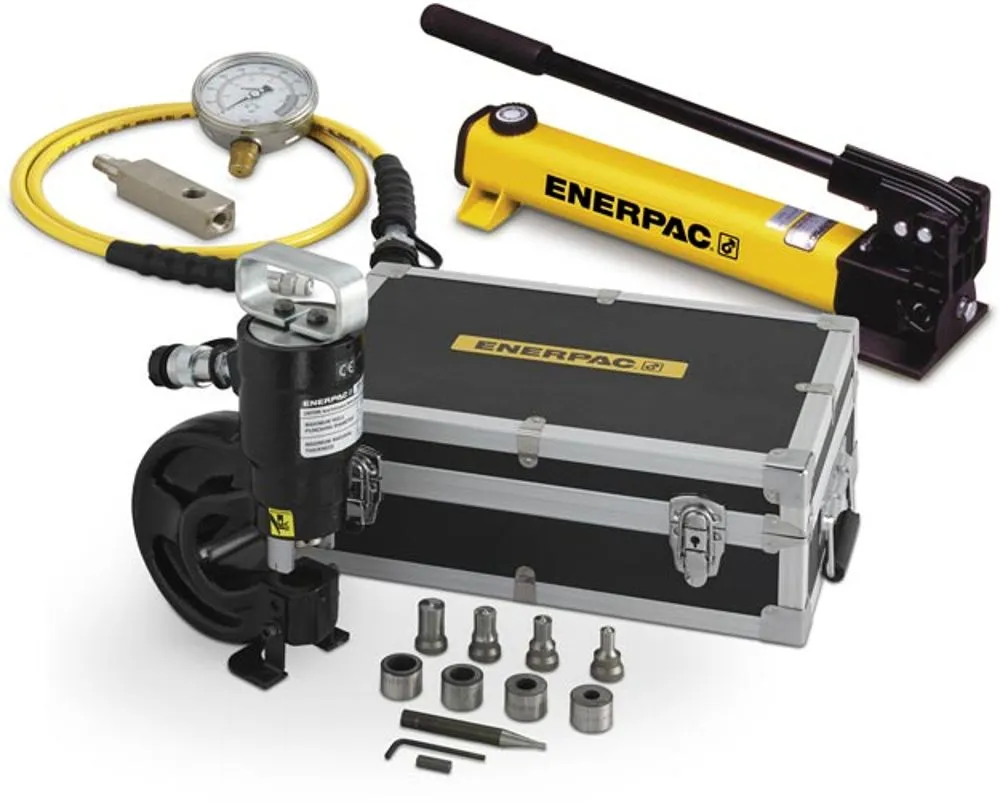 ENERPAC STP35H Hydraulic Punch and Standard Die Set with Hand Pump, 35 Ton | AH2DVB 25TV45