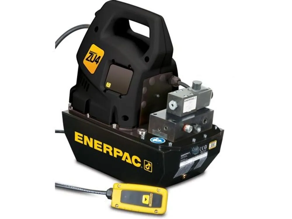 ENERPAC ZU4204SB Electric Hydraulic Pump, Pro, 3/2 Solenoid Valve, 115V, 1 Gallon Usable Oil | AF8KMH 26VY25