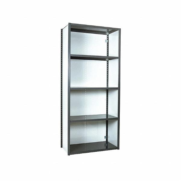 EQUIPTO 671-5S-GY Shelving Unit, 12 Inch Depth x 36 Inch Width x 84 Inch Height, 5 Shelves, Gray, Steel | CM7YCM