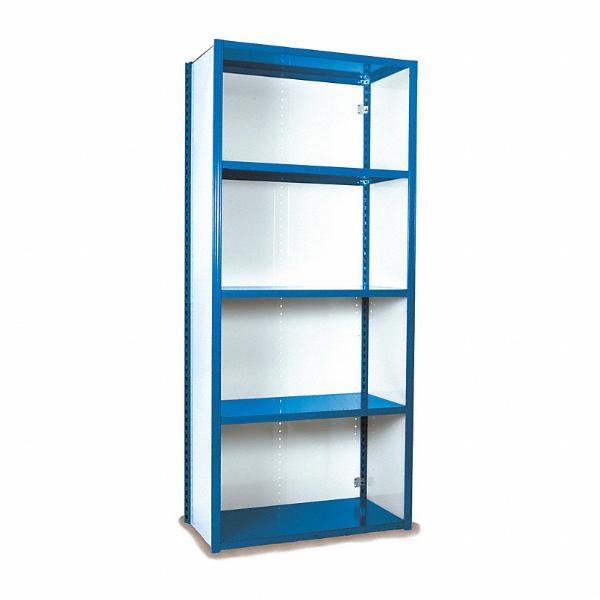 EQUIPTO 671-5S-RB Shelving Unit, 12 Inch Depth x 36 Inch Width x 84 Inch Height, 5 Shelves, Regal Blue, Steel | CM7YCL