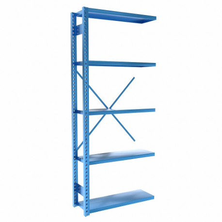 EQUIPTO 661-5A-RB Metal Shelving, Add-On, Heavy-Duty, 36 x 12 Inch SIze | CP4HYF 36G127