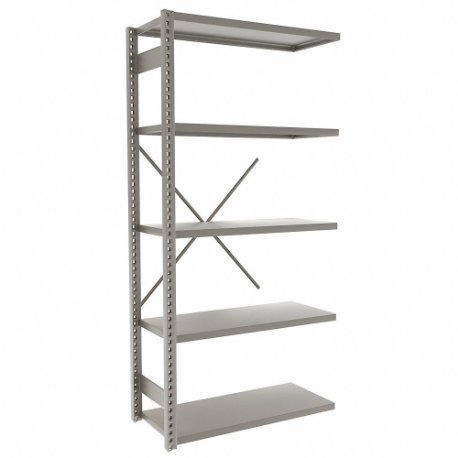 EQUIPTO 663Y5A-PY Metal Shelving, Add-On, Heavy-Duty, 42 Inch x 18 in | CP4HZN 36G081