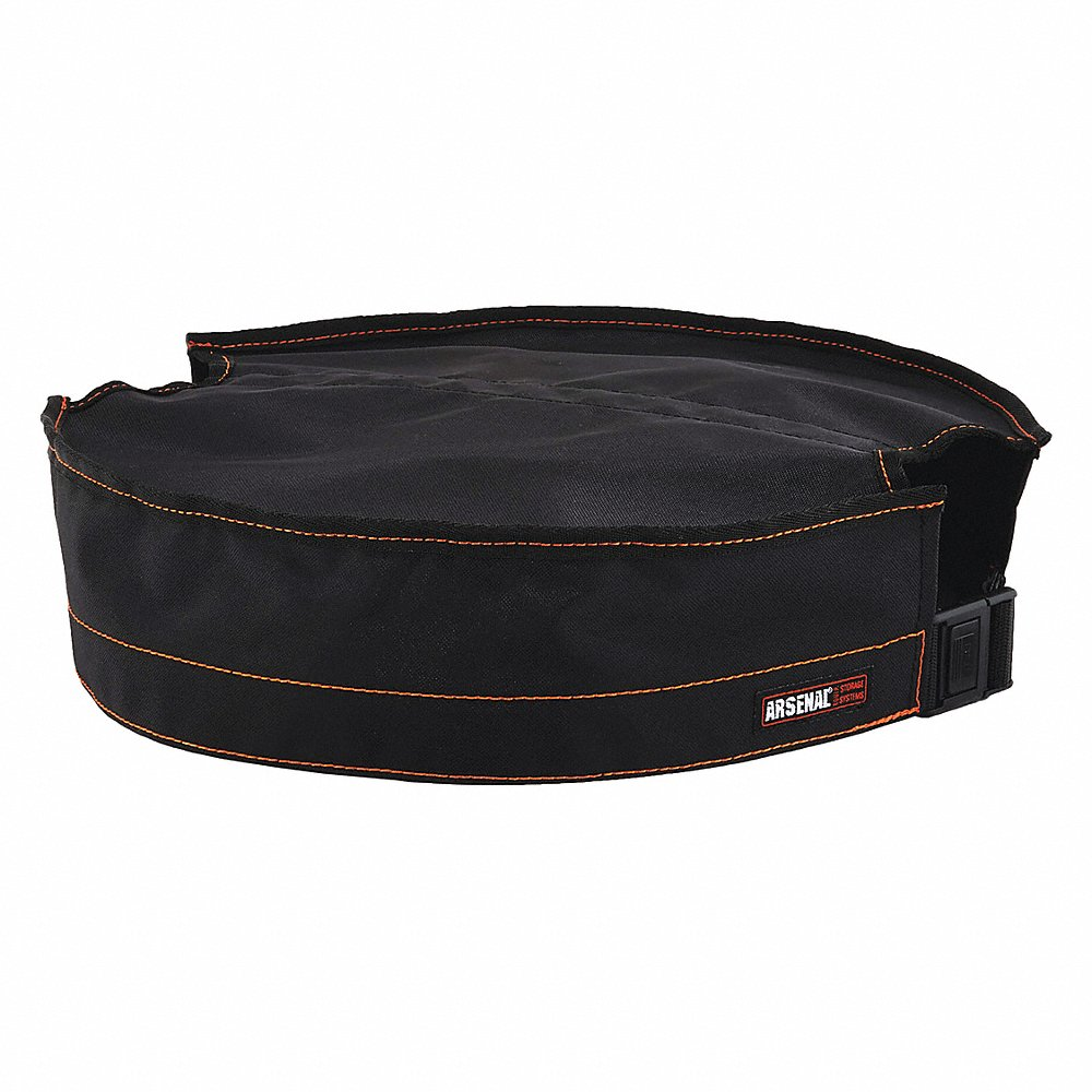 Bucket Top, Black, 16 Inch L x 16 Inch W x 2 Inch H