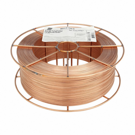 ESAB 321M116700 MIG Welding Wire, Carbon Steel, ER70S-6, 0.045 in, 33 lb, Steel Spool, Weld 70S-6 | CP4UAT 400G52