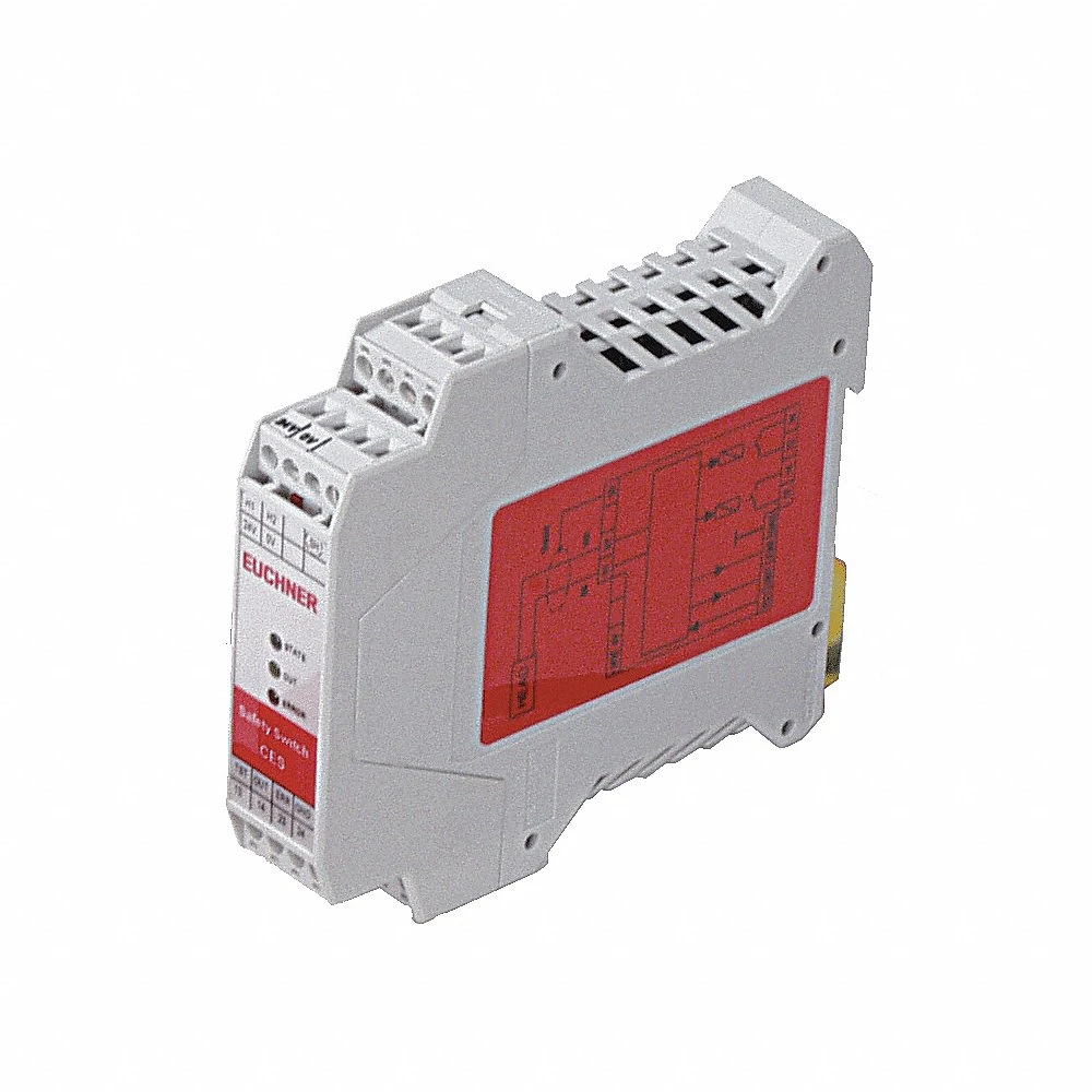 EUCHNER CES-A-ABA-01 Safety Controller, 1 Inputs, 4A, 2No, 5 Sec, Din Rail | CP4UMZ 45GU50