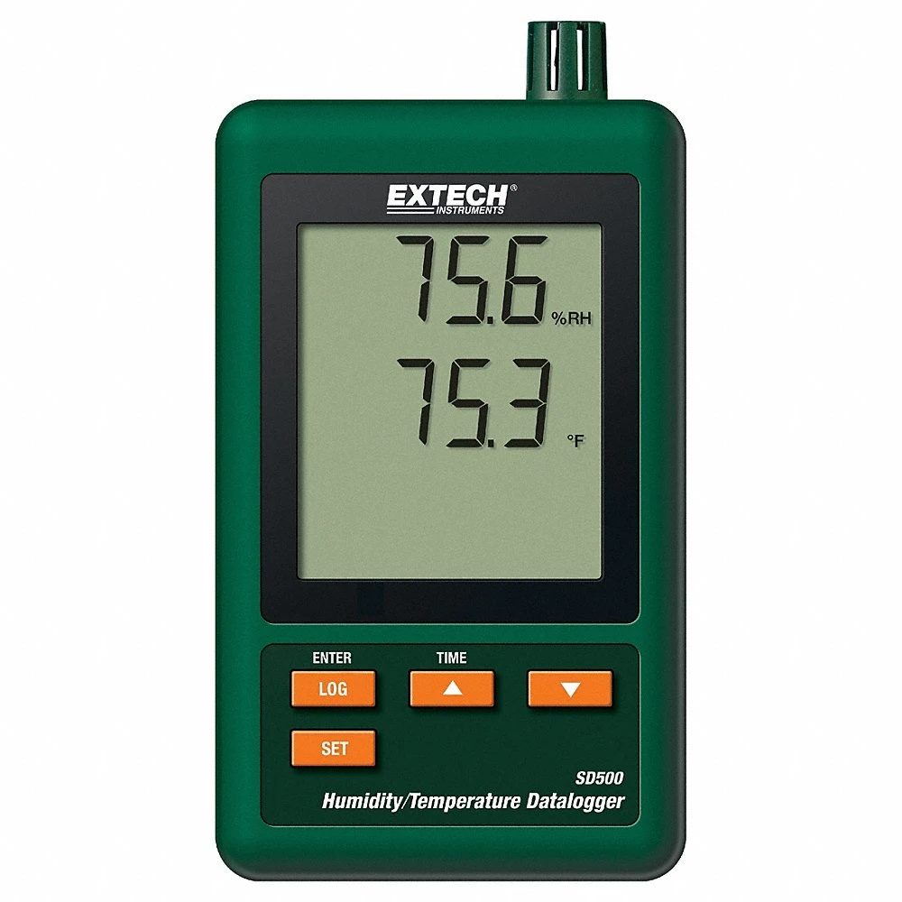 Data Logger, 32 Deg F to 122 Deg F, 0 Deg C to 50 Deg C, Included, NIST