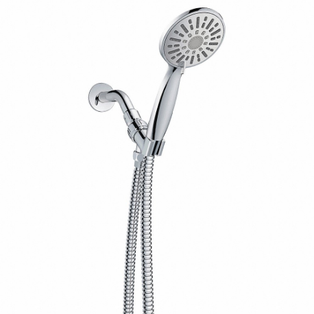 Shower Set, Multi Function, 2 Gpm Flow Rate, Chrome Finish