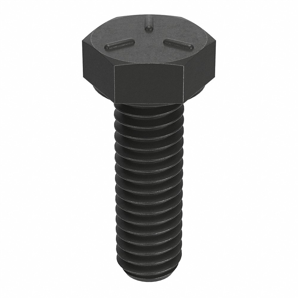 GRAINGER N01000.031.0100 Hex Head Cap Screw 5/16-18X1 Steel Grade 5 Plain, 100PK | AH8MTF 38WJ44