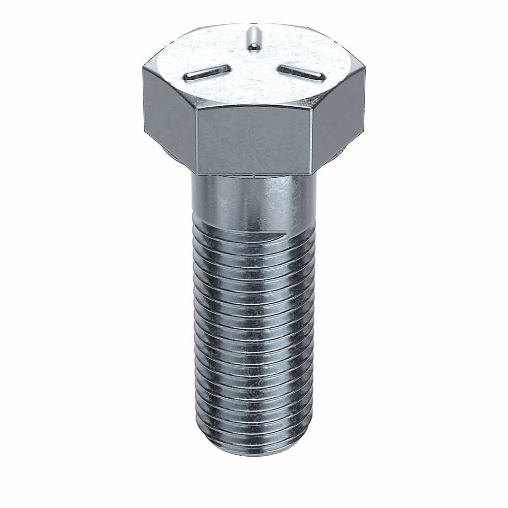 GRAINGER N01200.112.0350 Hex Head Cap Screw 1-1/8-7x3-1/2 Steel Grade 5 Zinc Plated | AH8NTX 38WP96