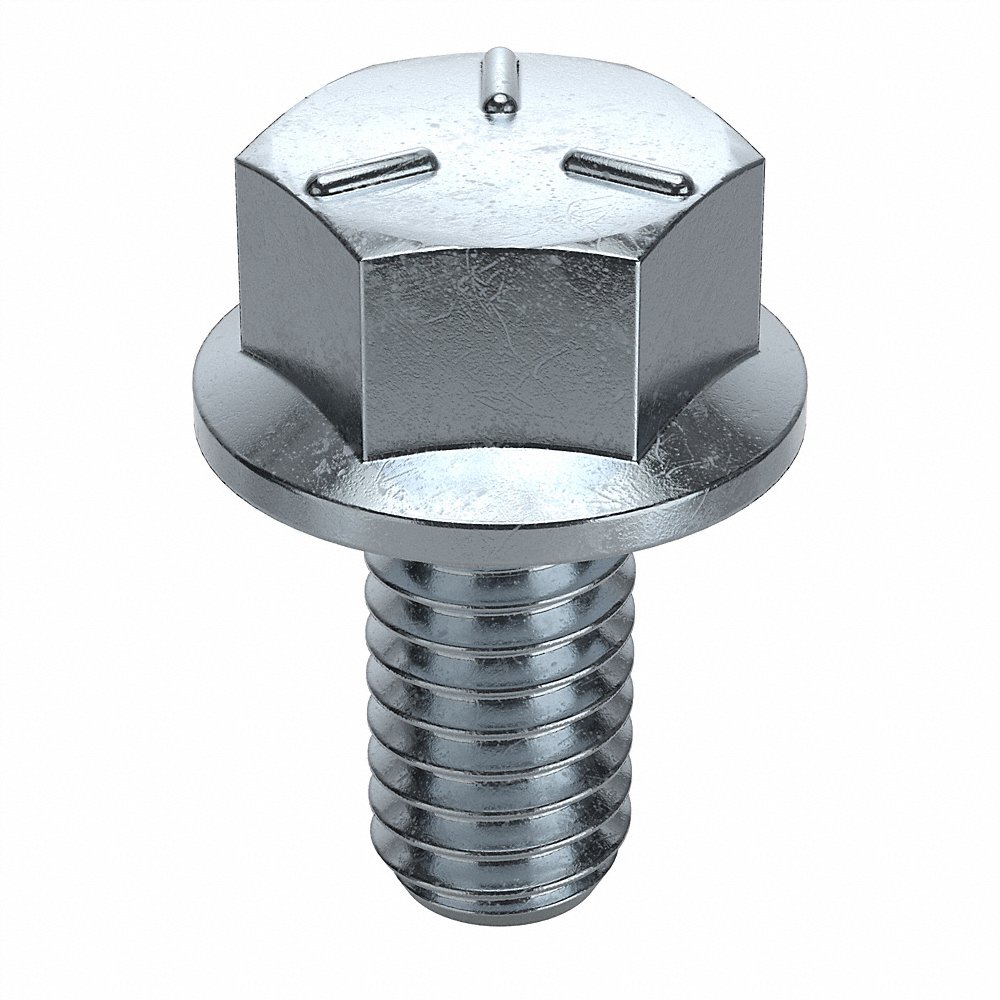 FABORY B01258.025.0050 Flange Bolt, 9/16 Inch Flange Dia., 1/4-20 Thread Size, Grade 5 Grade | CG6QXH 157D14