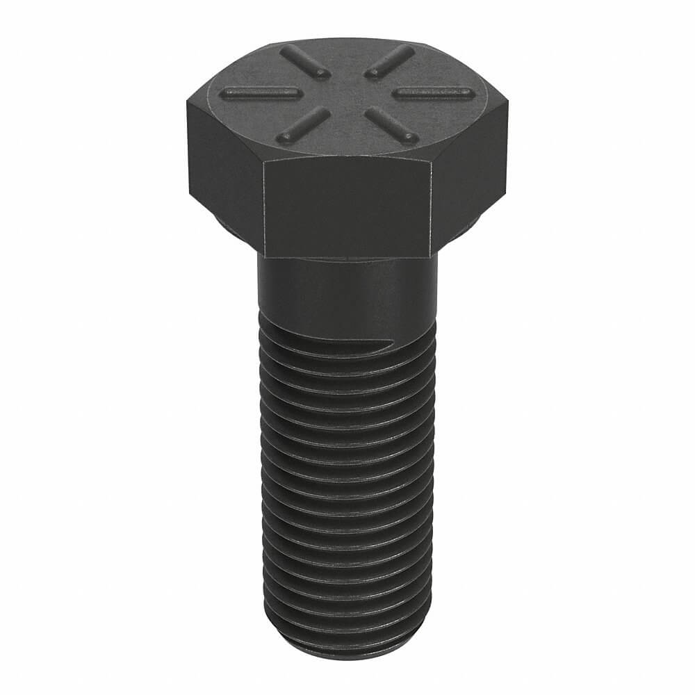 GRAINGER N04100.112.0300 Hex Head Cap Screw 1-1/8-7x3 Steel Grade 8 Plain | AH8UZN 38ZW88
