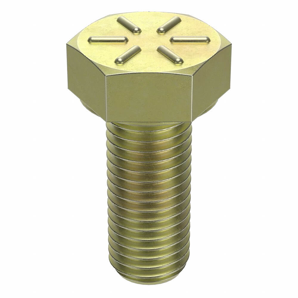 GRAINGER N04360.031.0062 Hex Head Cap Screw 5/16-24X5/8 Steel Grade 8 Yellow Zinc, 100PK | AH8UKN 38ZT82