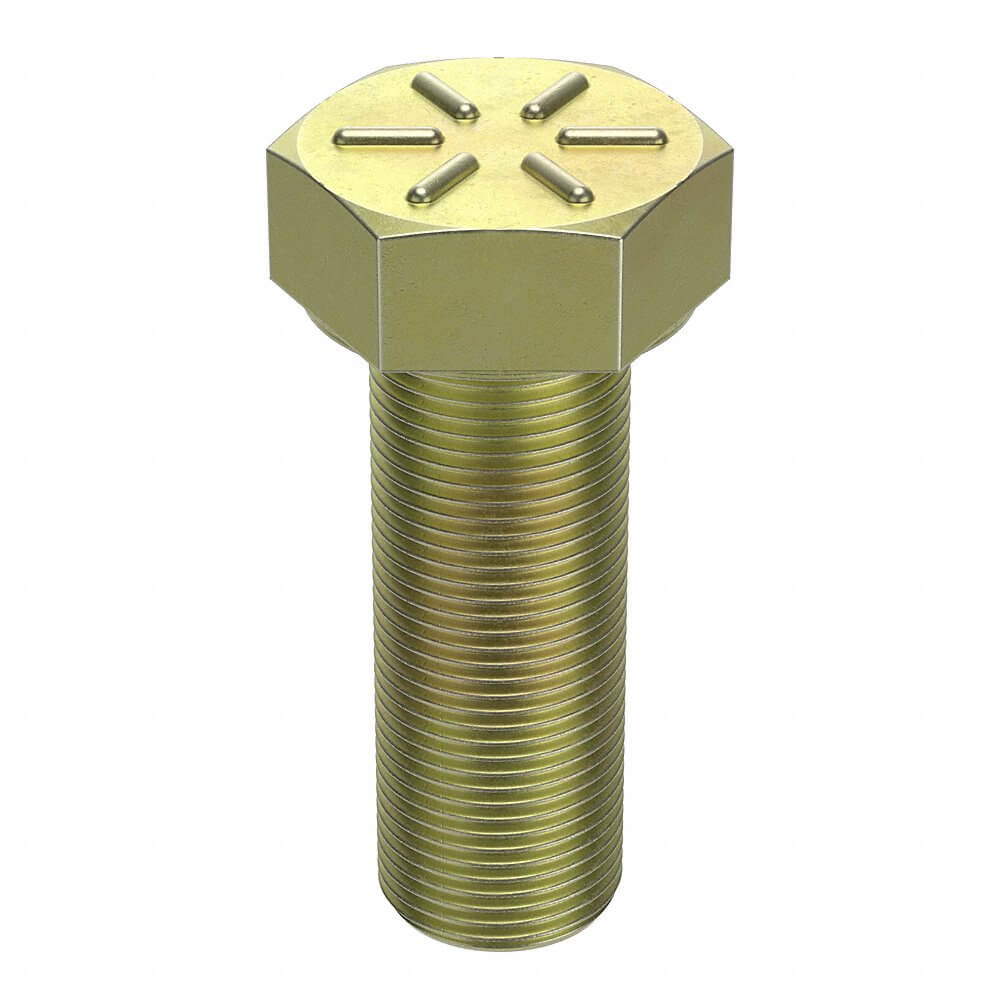 Hex Head Cap Screw, 1 In - 14 Thread Size, Steel, 2 1/4 In Lg., 39/64 In Head Ht., Gr. 8