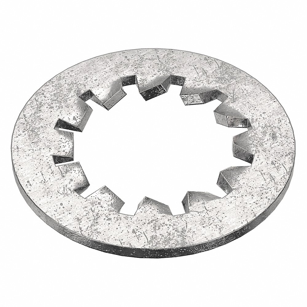 FABORY B53462.037.0001 Lock Washer, Stainless Steel, #4 Size, 0.032 Inch Thickness, Internal Tooth, Type A, 13150PK | CG7NDG 42KP64