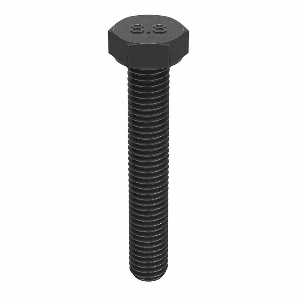 FABORY M01010.040.0050 Hex Head Cap Screw, M4 x 0.70 Thread Size, Class 8.8, 100PK | CG8BQG 38CG41