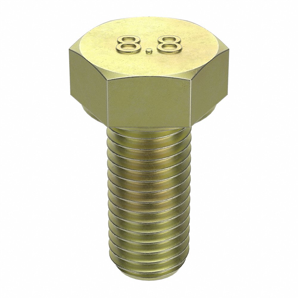 FABORY M01230.080.0016 Hex Head Cap Screw, M8 x 1.25 Thread Size, Class 8.8, 100PK | CG8CMV 38CM66