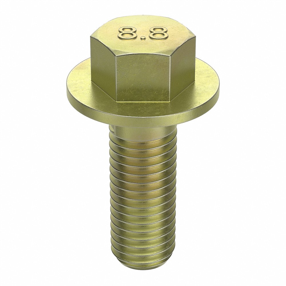 FABORY L01256.140.0040 Flange Bolt, 30.5mm Flange Dia., M14-2 Thread Size, Class 8.8 Grade | CG7TGQ 156Y48