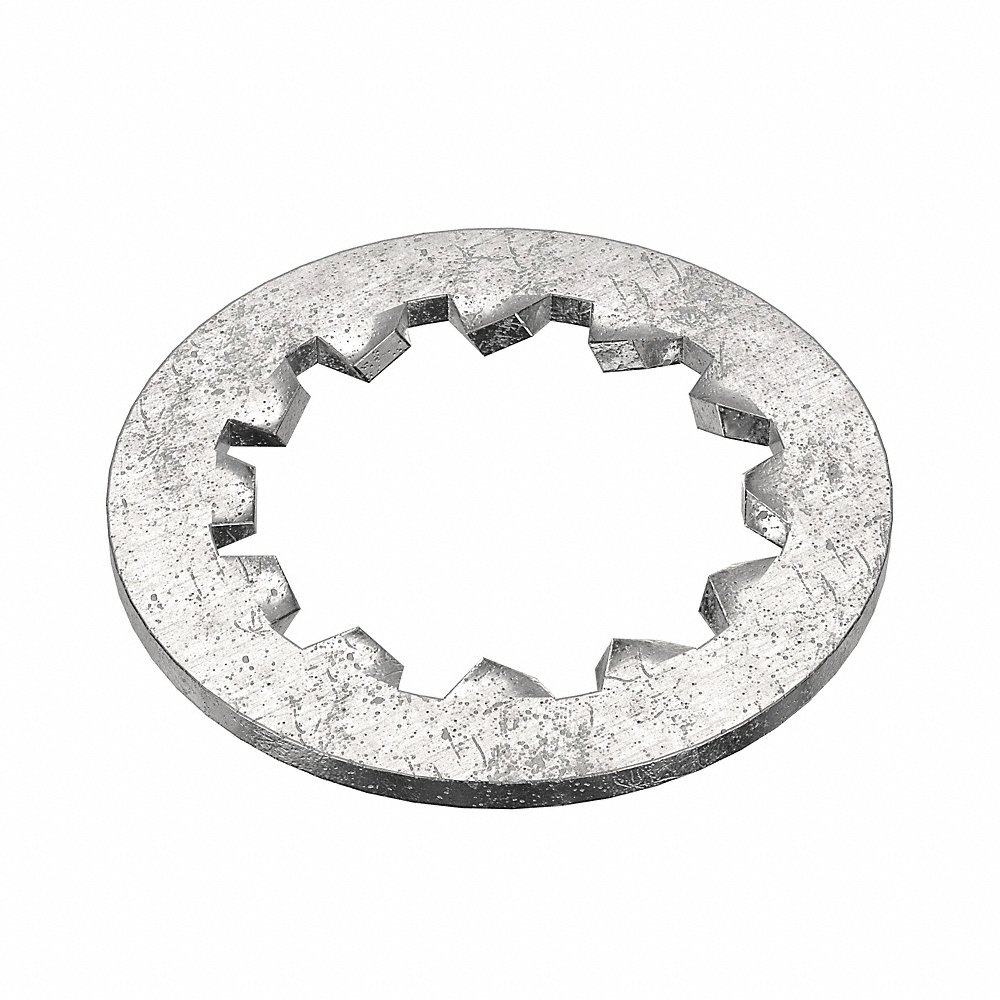 FABORY L51456.120.0001 Lock Washer, Stainless Steel, M12 Size, 1mm Thick, Internal Tooth, Open Perimeter, 8325PK | CG8AEW 42GT86