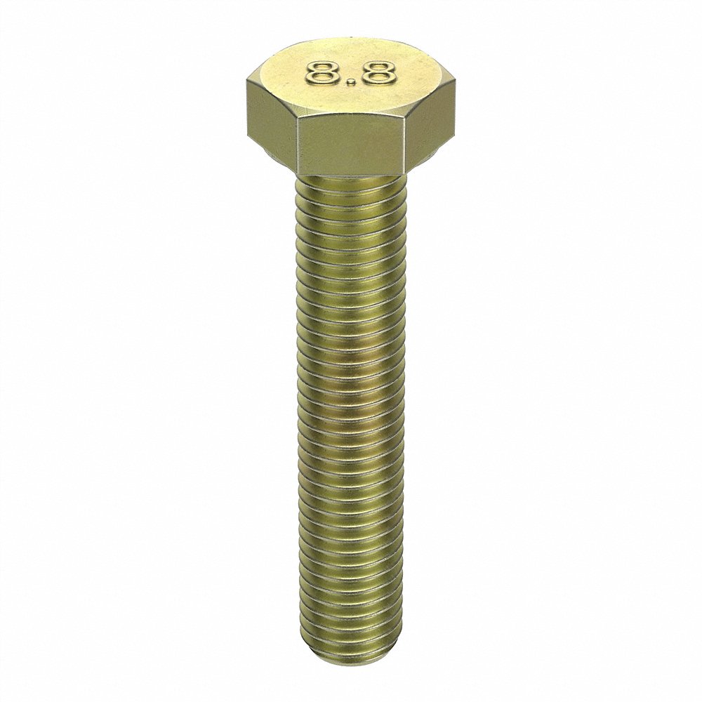 FABORY M01230.160.0080 Hex Head Cap Screw, M16 x 2 Thread Size, Class 8.8, 10PK | CG8CQT 38CN34