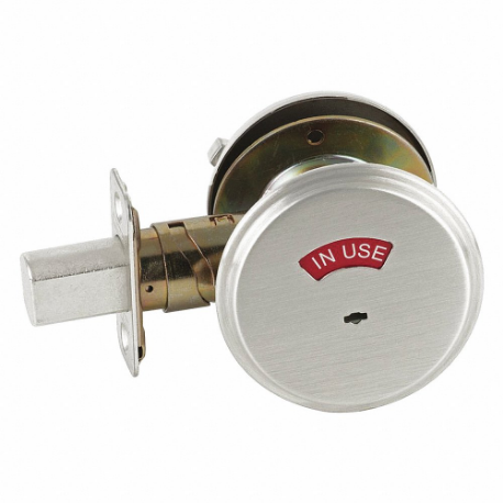 Indicator Lock, 2, Satin Chrome, Different