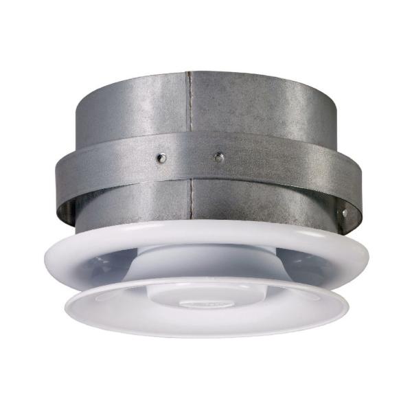 FANTECH 40309 Contour Grille With Collar, 6 Inch Duct | CL3YWA