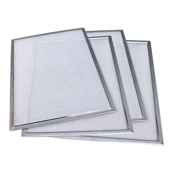 FANTECH 40328 Filter Kit, MERV3, Washable Aluminum Mesh, 11.5 x 11.5 Inch Size, Pack Of 4 | CL3ZBV